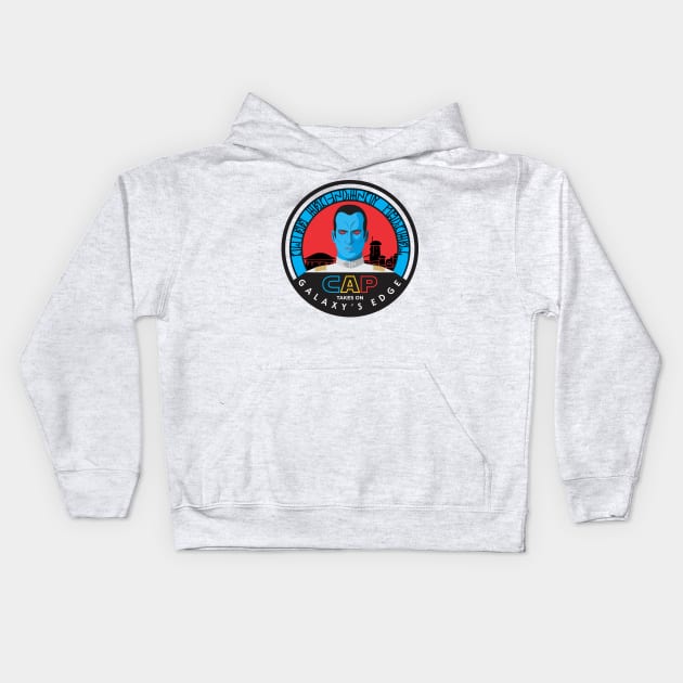 Thrawn on Batuu Kids Hoodie by Chiss Podcast